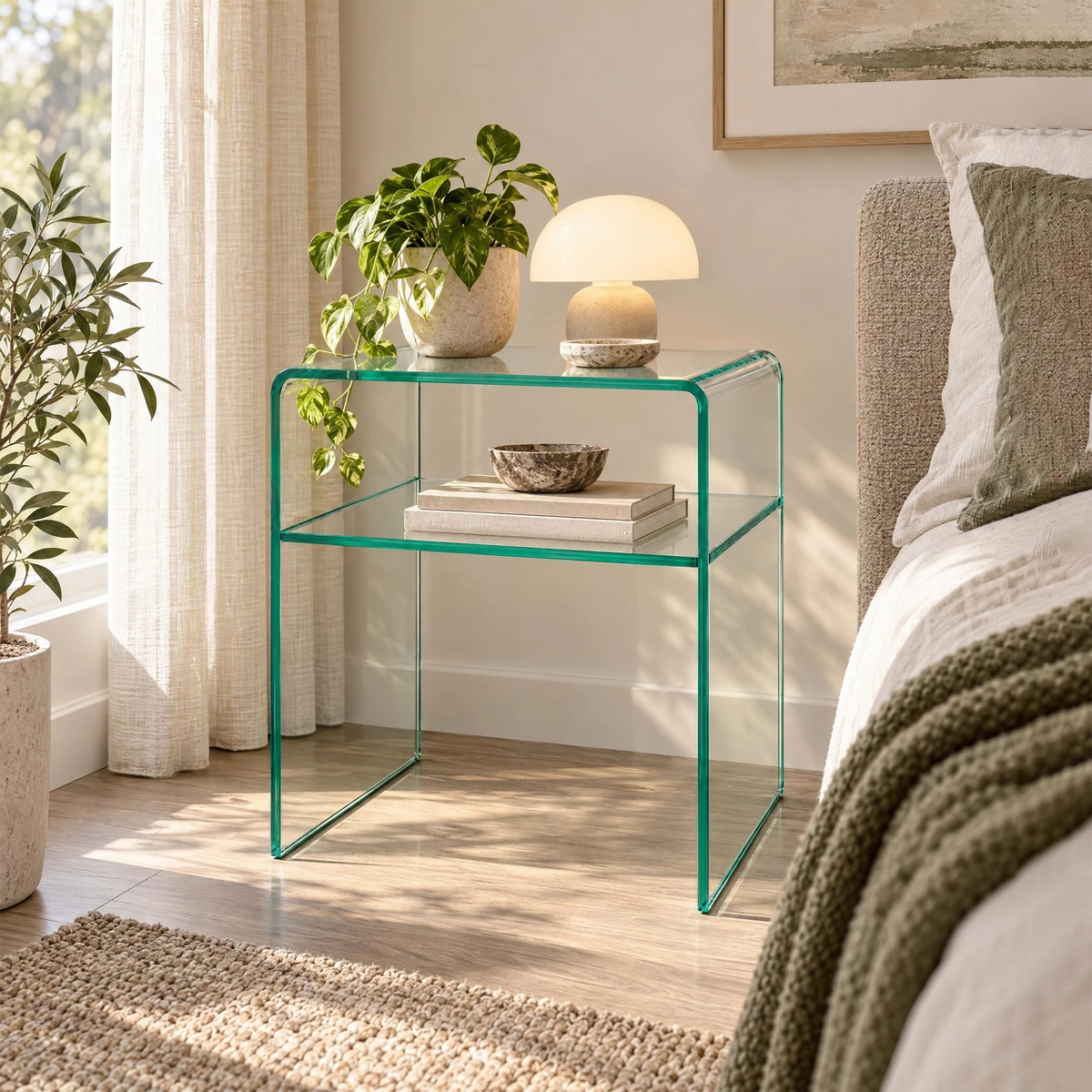 Glostrup Acrylic Side Table