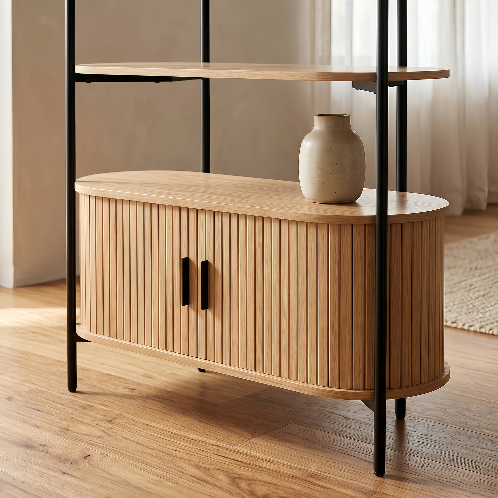 Grindsted 4-Tier Storage Shelves