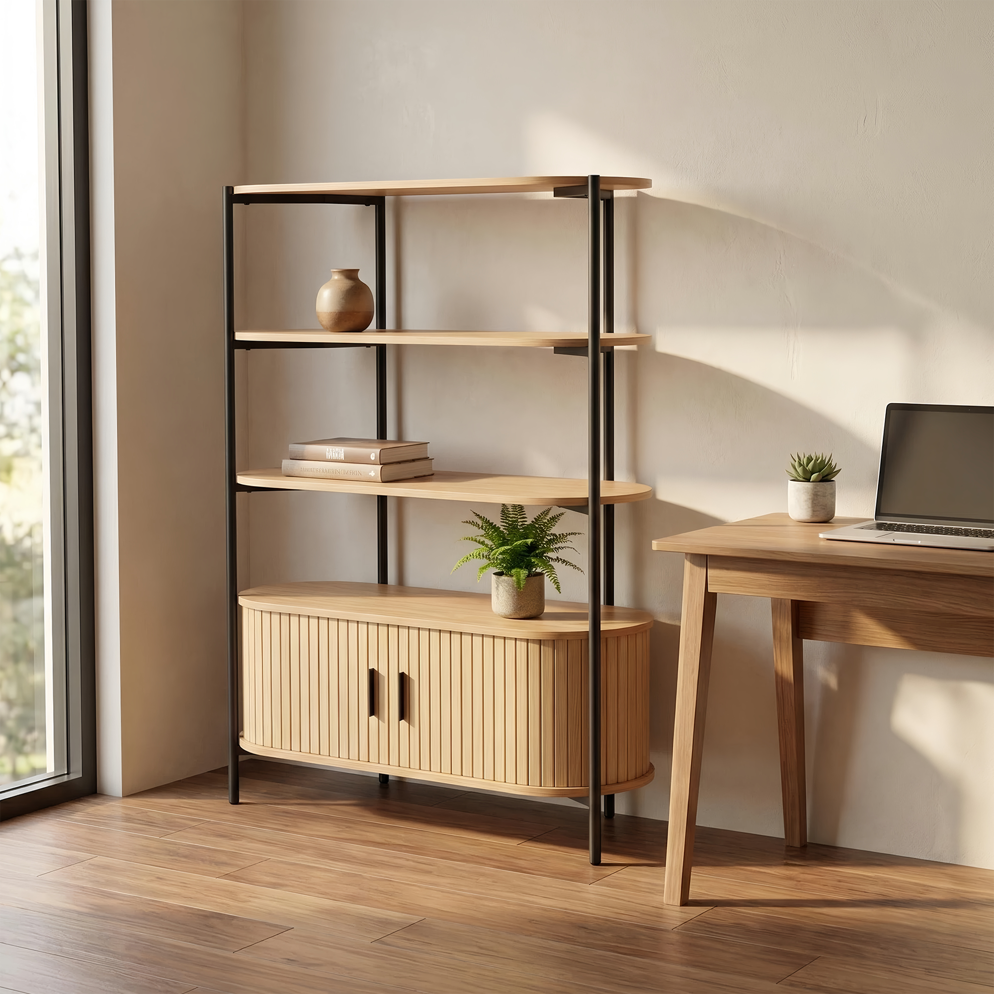 Grindsted 4-Tier Storage Shelves