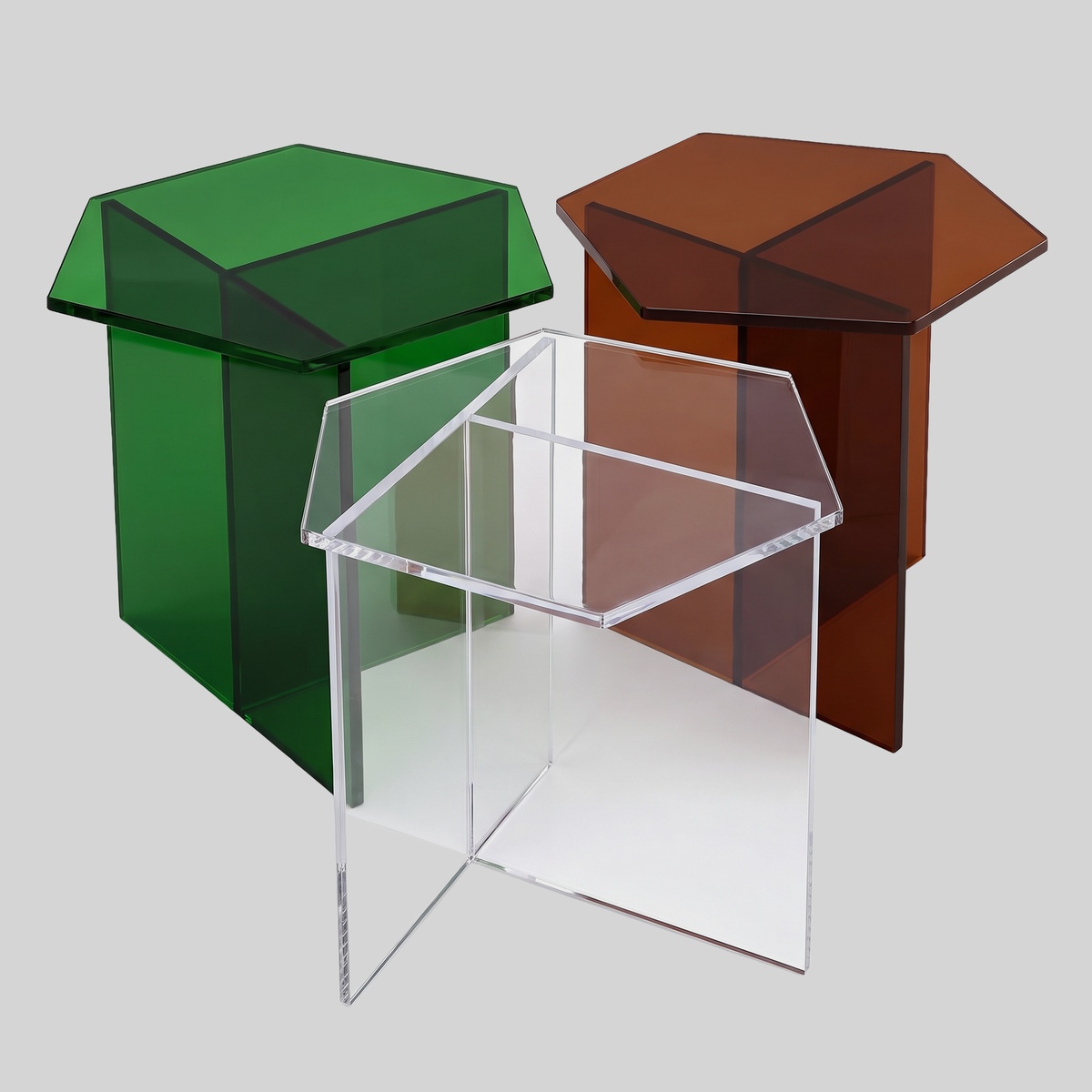 Herlev Acrylic Bedside Table