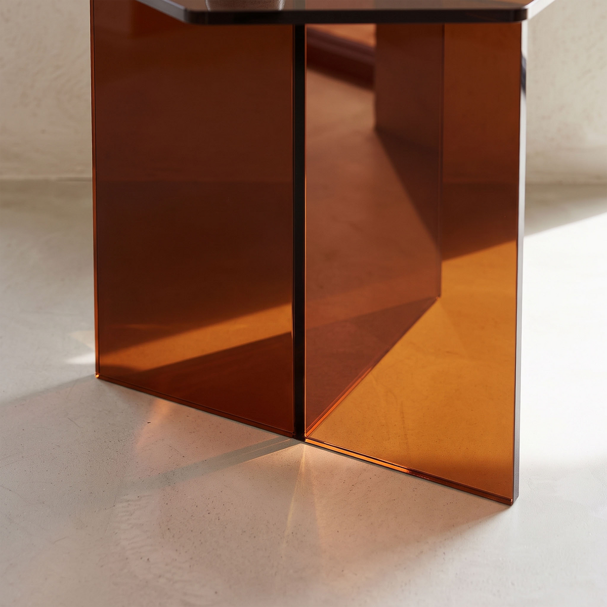 Herlev Acrylic Bedside Table