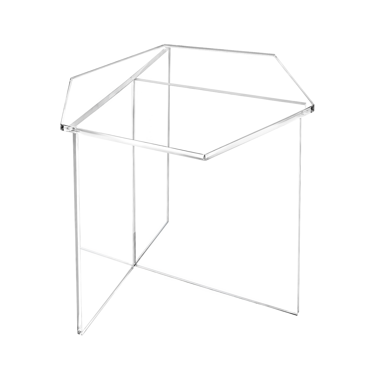 Herlev Acrylic Bedside Table