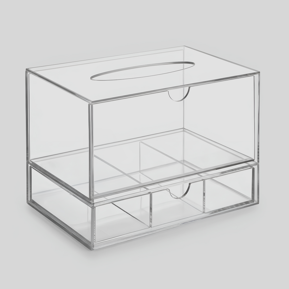 Linnégatan Acrylic Tissue Box with Drawer