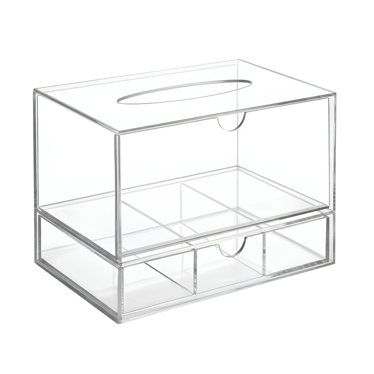 Linnégatan Acrylic Tissue Box with Drawer