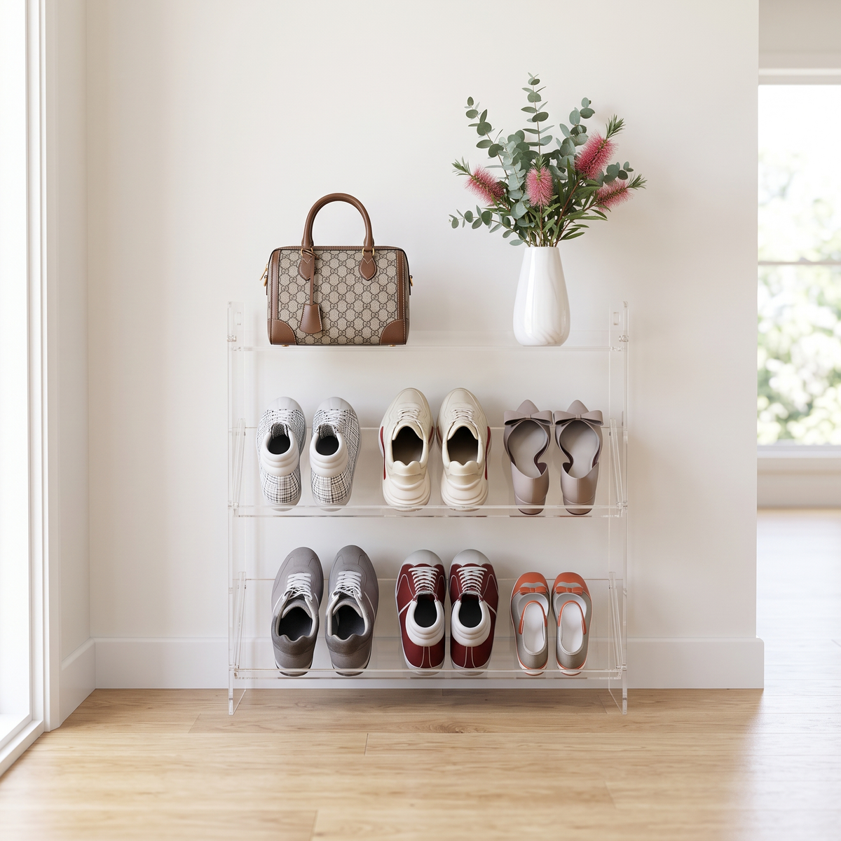 Mandal Acrylic Shoe Rack