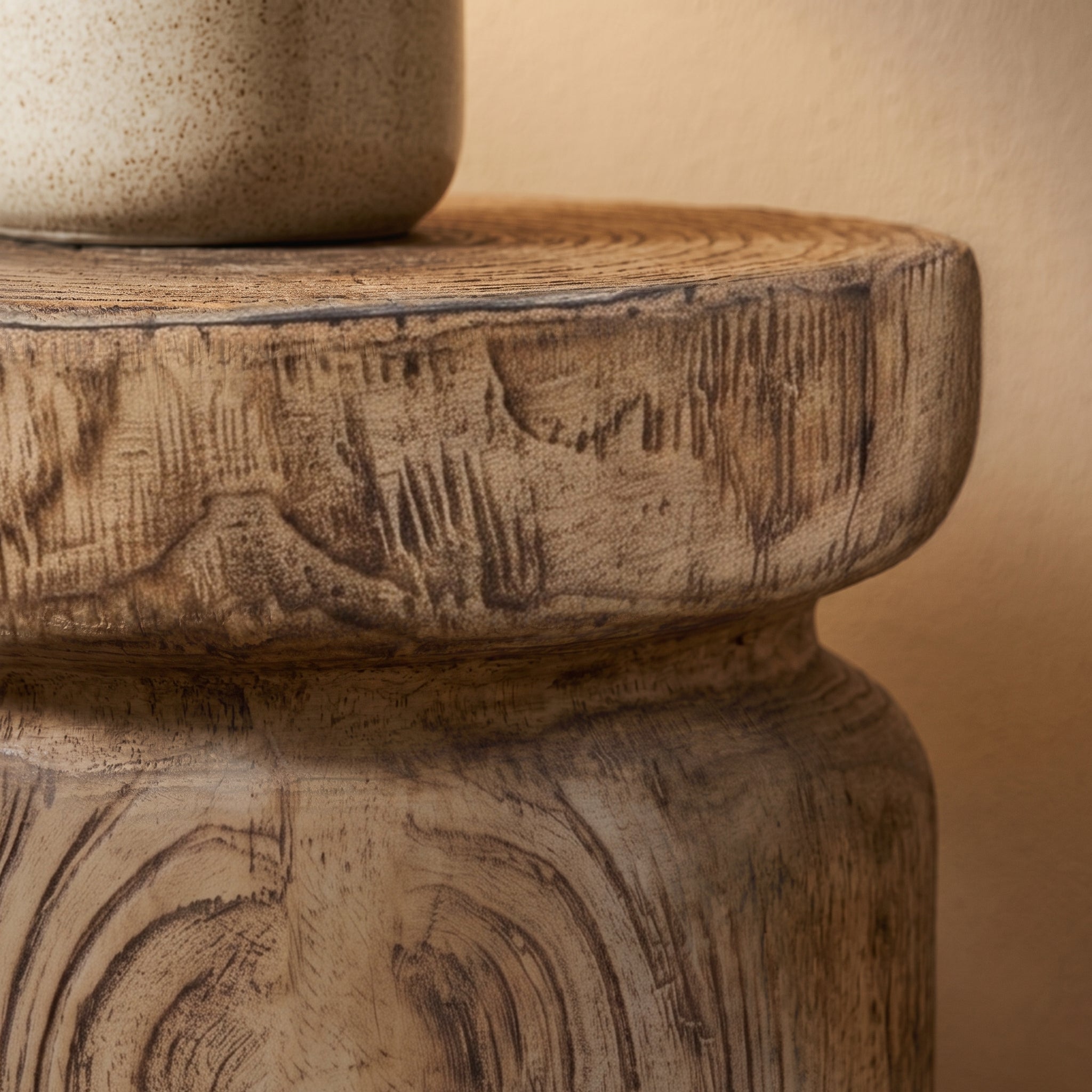Marstrand Wooden Rustic Accent Table