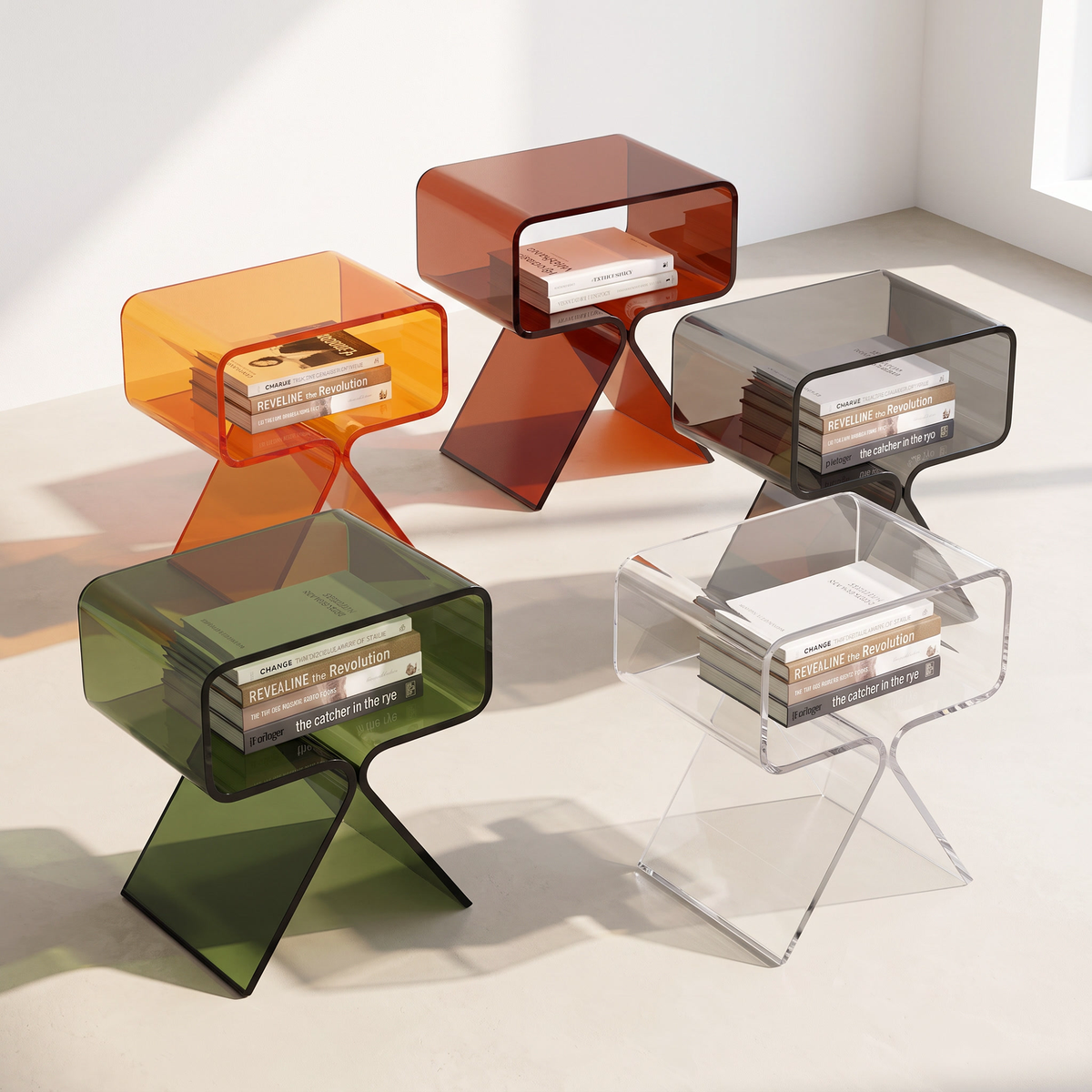 Hadsund Acrylic Side Table