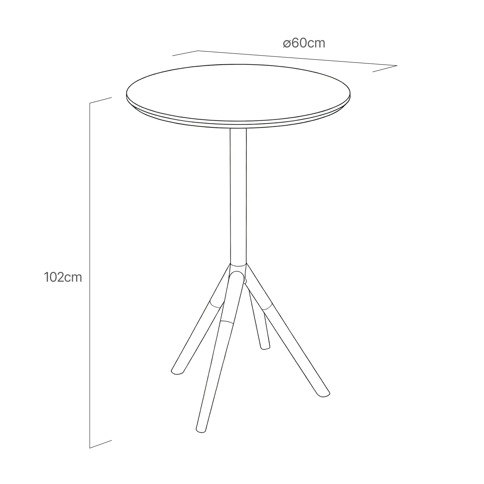 Storgata Round Bar Table